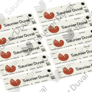 Plaque de firme SD (x10) - Saunier Duval - ref 0010028958