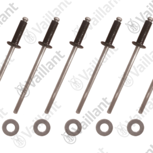 Insert  rivet  noir  avec  rondelles  -  Vaillant  -  ref  0010030961