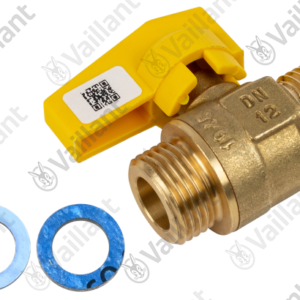 Robinet  gaz  G1/2  x  G1/2  -  Vaillant  -  ref  0010034047