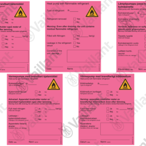 Etiquette  hors  serv.  da  en  fi  no  se  -  Vaillant  -  ref  0010038458