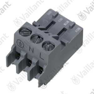 Connecteur  electrique  rast  5  3-pole  gre  -  Vaillant  -  ref  0010048112
