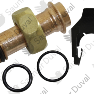 Tubulure  pompe  /  echangeur  inferieur  -  Saunier  Duval  -  ref  0020018459