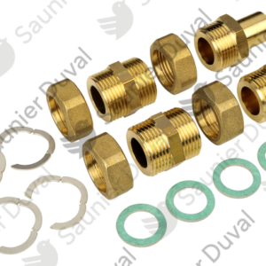 Collier  fixation  twin  tube  DN  20  (4  x)  -  Saunier  Duval  -  ref  0020027221