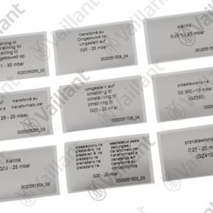 Set  de  transformation  (H)  -  Vaillant  -  ref  0020046467