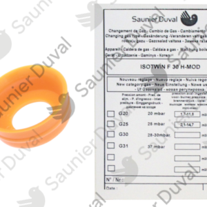 Kit  changement  gaz  G30  ->  G20  -  Saunier  Duval  -  ref  0020048732