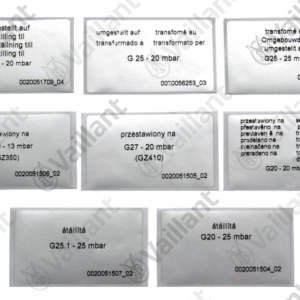 Set  de  transformation  (H)  -  Vaillant  -  ref  0020056258