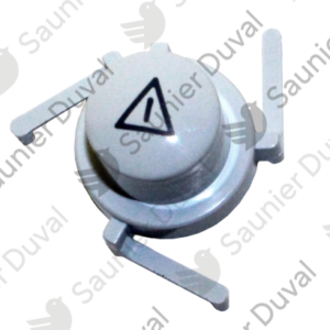 Bouton  plastique  RESET  -  Saunier  Duval  -  ref  0020073613