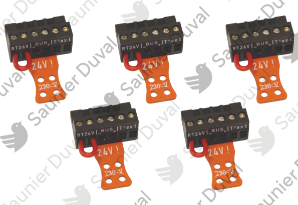 0020084521.png Connecteur 6 voies (TA) (x5) - Saunier Duval - ref 0020084521