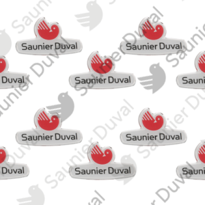 Plaque de firme SD collee (x10) - Saunier Duval - ref 0020140930