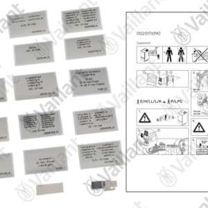 Kit  changement  de  gaz  gaz  nat.<=>LPG  -  Vaillant  -  ref  0020176190