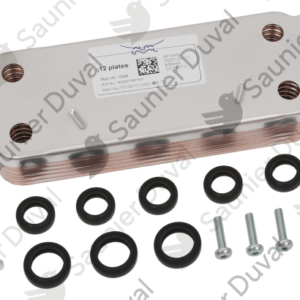Echangeur sanitaire 12 plaques - Saunier Duval - ref 0020186152