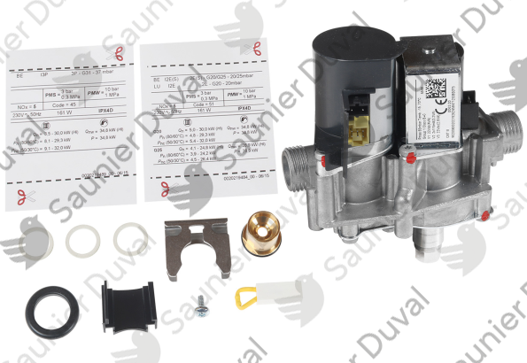 0020219490.png Kit changement de gaz G20 -> G31 - Saunier Duval - ref 0020219490