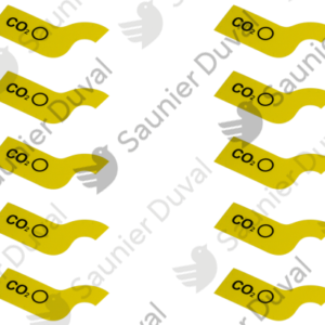 Etiquette  sceau  vanne  gaz  (x10)  -  Saunier  Duval  -  ref  0020223524