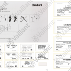 Kit  changement  de  gaz  E/H/Lw/S  <->  P/LPG  -  Vaillant  -  ref  0020232065
