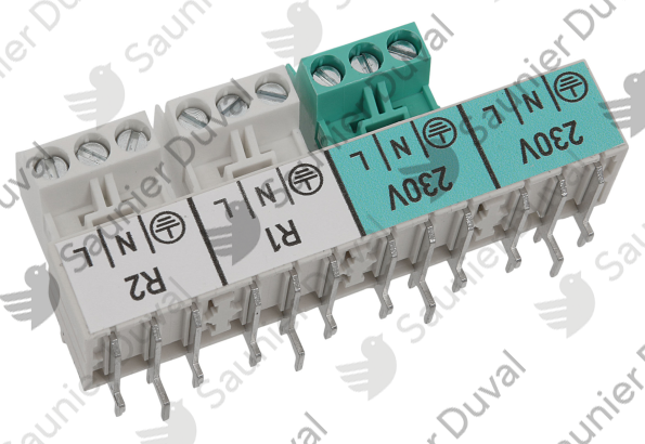 0020238244.png Connecteur (kit 230V R1 R2) - Saunier Duval - ref 0020238244