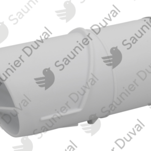 Tube  fumee  DN  60  blanc  -  Saunier  Duval  -  ref  0020247075