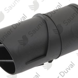 Tube  fumee  DN  60  noir  -  Saunier  Duval  -  ref  0020247077