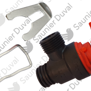 Soupape  de  securite  3  bar  -  Saunier  Duval  -  ref  0020275016