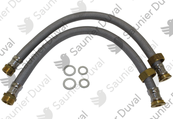 05143500.png Flexibles kit ballon (x2) - Saunier Duval - ref 05143500