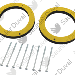 Joint  plat  boitier  +  vis  kit  de  2  +  8  -  Saunier  Duval  -  ref  05623400