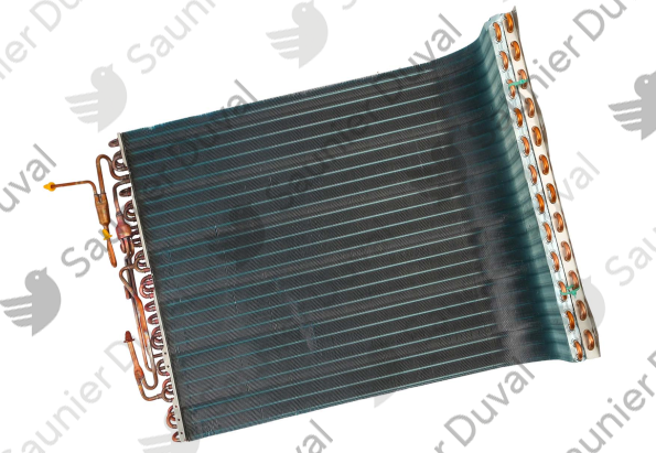 8000018397.png Echangeur de chaleur batterie exterieur - Saunier Duval - ref 8000018397