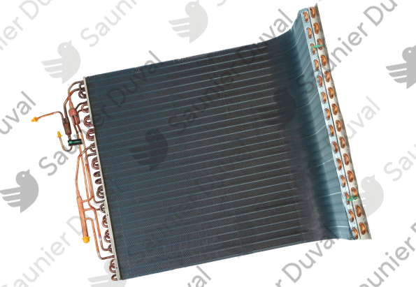 8000018398.png Echangeur de chaleur batterie exterieur - Saunier Duval - ref 8000018398
