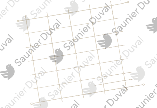 8000020375.png Grille arriere - Saunier Duval - ref 8000020375