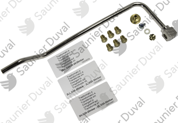 A2027000.png Kit changement gaz G30 -> G20 - Saunier Duval - ref A2027000