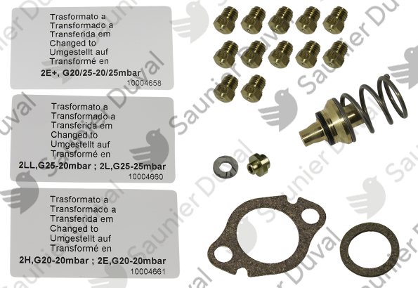 A2041900.png Kit changement gaz G30 -> G20 - Saunier Duval - ref A2041900