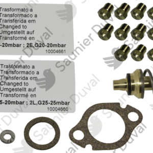 Kit  changement  gaz  G30  ->  G20  -  Saunier  Duval  -  ref  A2042500