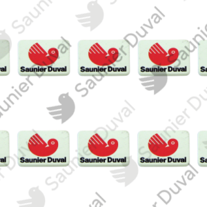 Plaque de firme SD (x10) - Saunier Duval - ref S1001700