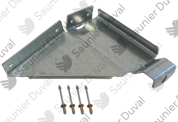 S1041300.png Support gauche echangeur - Saunier Duval - ref S1041300