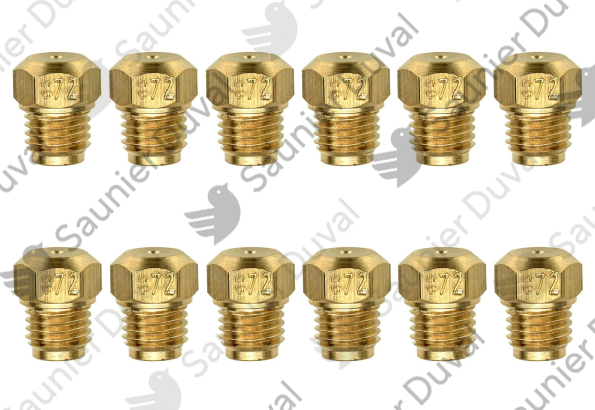 S1254300.png Injecteur bruleur G30 Ø0 72 (x12) - Saunier Duval - ref S1254300