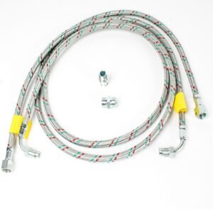 KIT 2 FLEXIBLES FUEL 1.5M 3/8 Atlantic ref 132277