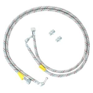 KIT 2 FLEXIBLES FUEL 1.2M 3/8 Atlantic ref 132279