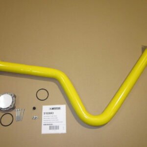 TUBE  GAZ  RACC  DROITE  5-9  ELTS  -  De  Dietrich-Chappee  -  ref  S103043