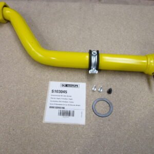 TUBE  GAZ  RACC  DROITE  10  ELTS  -  De  Dietrich-Chappee  -  ref  S103045