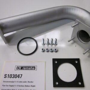 TUBE  RACC  GAZ  DROITE  BAS  5-6  ELTS  -  De  Dietrich-Chappee  -  ref  S103047