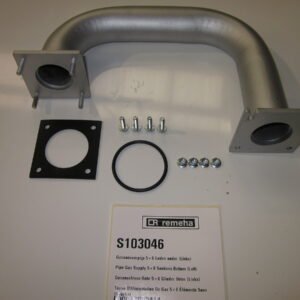 TUBE  RACC  GAZ  GAUCHE  BAS  5-6  ELTS  -  De  Dietrich-Chappee  -  ref  S103046