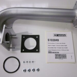 TUBE  RACC  GAZ  DROITE  BAS  7-9  ELTS  -  De  Dietrich-Chappee  -  ref  S103049