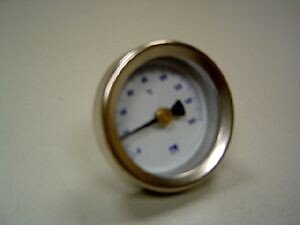 THERMOMETRE  D.40MM  RETOUR  BLEU  LG.25  -  De  Dietrich-Chappee  -  ref  300000915