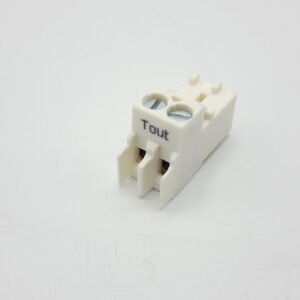 CONNECTEUR  BLANC  SONDE  EXTERIEURE  -  De  Dietrich-Chappee  -  ref  7731327