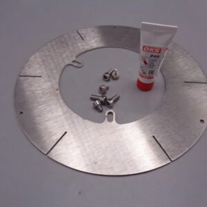 PLAQUE  TUBE  FLAMME  D.215MM  -  De  Dietrich-Chappee  -  ref  97955423