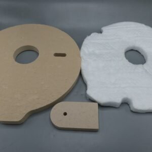 ISOLANT  DE  PORTE  BRULEUR  BORA  FIOUL  -  De  Dietrich-Chappee  -  ref  S500403