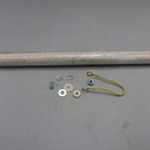 ANODE  AVEC  GARNITURE  +  CABLE  MASSE  -  De  Dietrich-Chappee  -  ref  S500400